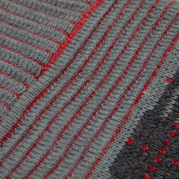 EMEK (Russia) 70s, District Tartan, Jacquard, Wool Rib Stitch - Picture 5 of 7